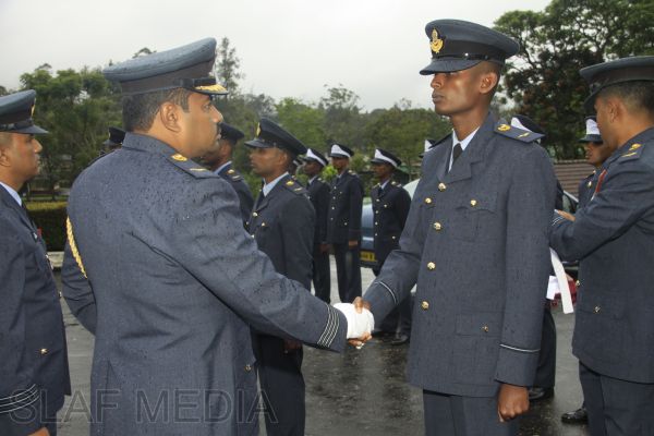 The Commissioning and Passing Out Parade at SLAF Diyatalawa